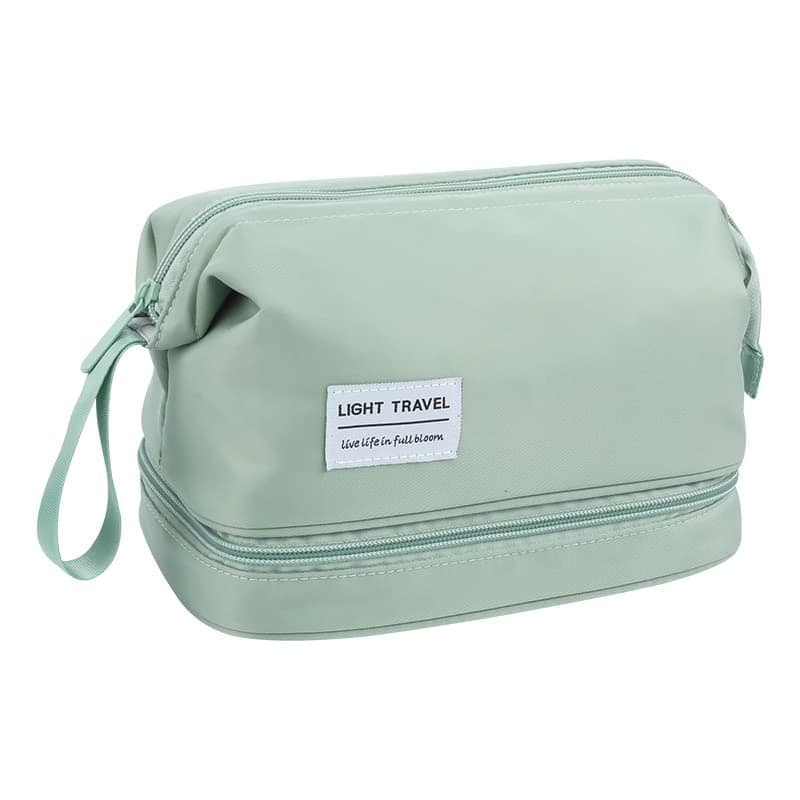 ZJSTRO Trousse de Maquillage,Trousse de Toilette,de Voyage Trousse Maquillage Femme,Trousse de Toilette de Voyage pour Femmes Organisateurs de Cosmétiques Pour voyage,vacances et vie quotidienne(vert)