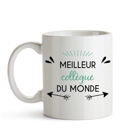 Mug spécial Collège de Noël Secret Santa – Idée cadeau pour collègue – Meilleur collègue.