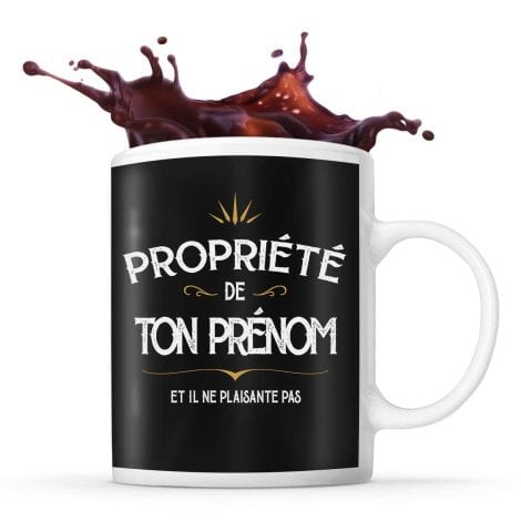 Mug Planetee Prénom Homme | Tasse personnalisée rigolote, idéale pour une idée cadeau originale.