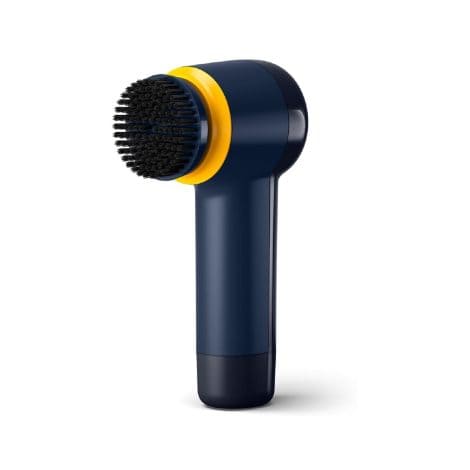 Philips Baskets Cleaner, 3 têtes de brosse, Portable, Facile à utiliser, Brosse dure et brosse-éponge, Bleu/jaune, 4 piles AA (GCA1000/60)