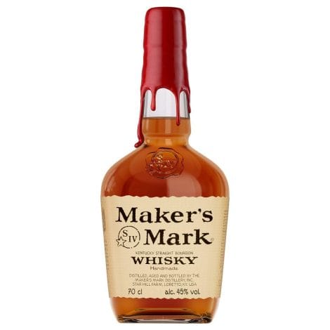 Whisky de Bourbon du Kentucky, Maker’s Mark, 45% d’alcool – bouteille de 70cl.