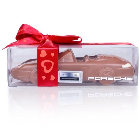 Cabriolet Porsche en chocolat – Cadeau idéal pour amateurs de voitures, enfants, adultes, Homme, Saint Valentin, Anniversaire.