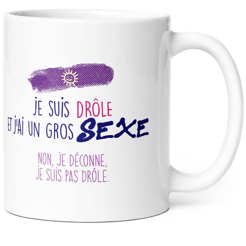 Luigi Collection Mug Humour Gros Sexe Tasse Message drôle Coquin. Idée Cadeau Original pour Amis Couple Collègue Frère Pote Homme Amoureux pour Anniversaire Noël. Souriez dès le Réveil.