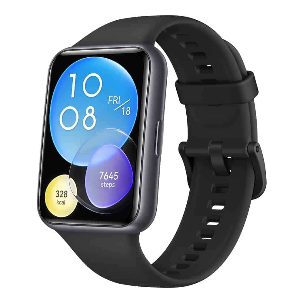 HUAWEI WATCH Fit 2 Montres connectées, Écran FullView avec Bords Ultra-fins, GPS, Appels Bluetooth,Suivi d'un mode de vie sain, Animations d'entraînement rapide,Compatible avec iPhone et Android,Noir