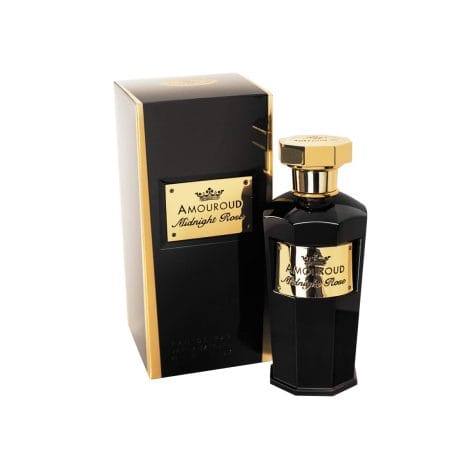 Parfum vaporisateur Amouroud Midnight Rose de 100 ml – rose envoûtante en flacon.