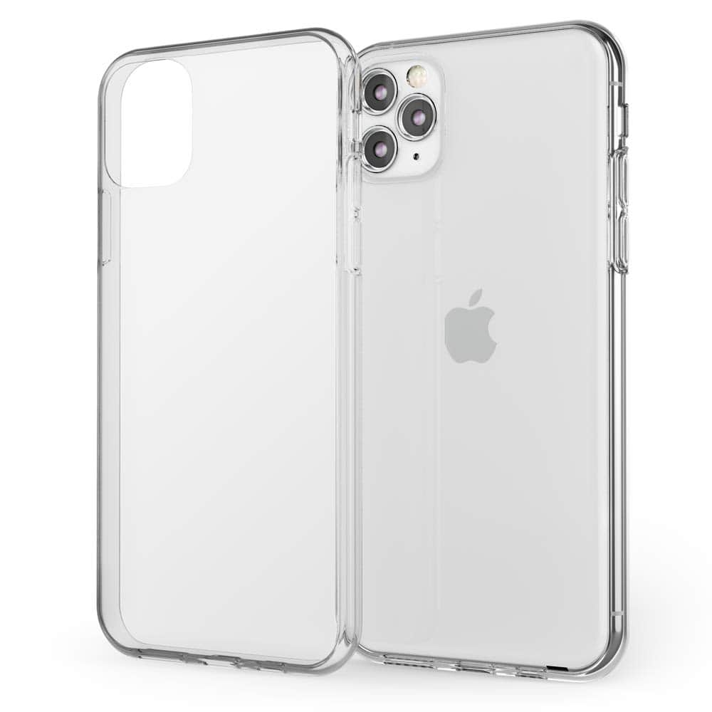 NALIA Housse Protection Compatible avec Apple iPhone 11 Pro Max Coque, Mince Cristal Clair Anti-Choc Silicone Gel Bumper, Slim Crystal Clear Case Soft Cover Couverture Souple Etui Coq - Transparent