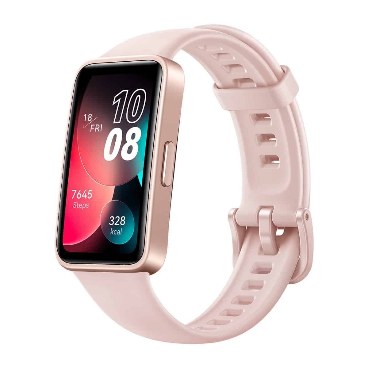 HUAWEI Band 8 Montre Connectée,Écran Tactile sans bordure,Suivi du sommeil,100+ Modes d'entrainement,Charge rapide,longue durée,10001+Cadrans au Choix,Étanche,Compatible avec iPhone et Android,Rose