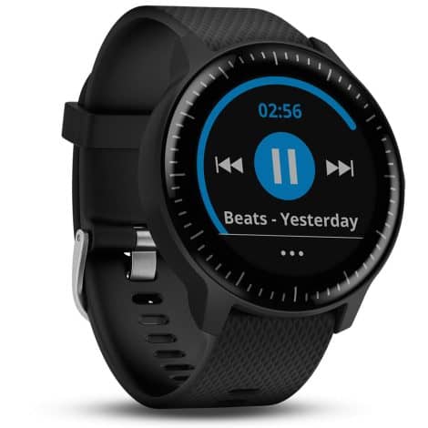 Garmin Vivoactive 3 Music – Montre de sport GPS avec musique et cardio au poignet – Noir