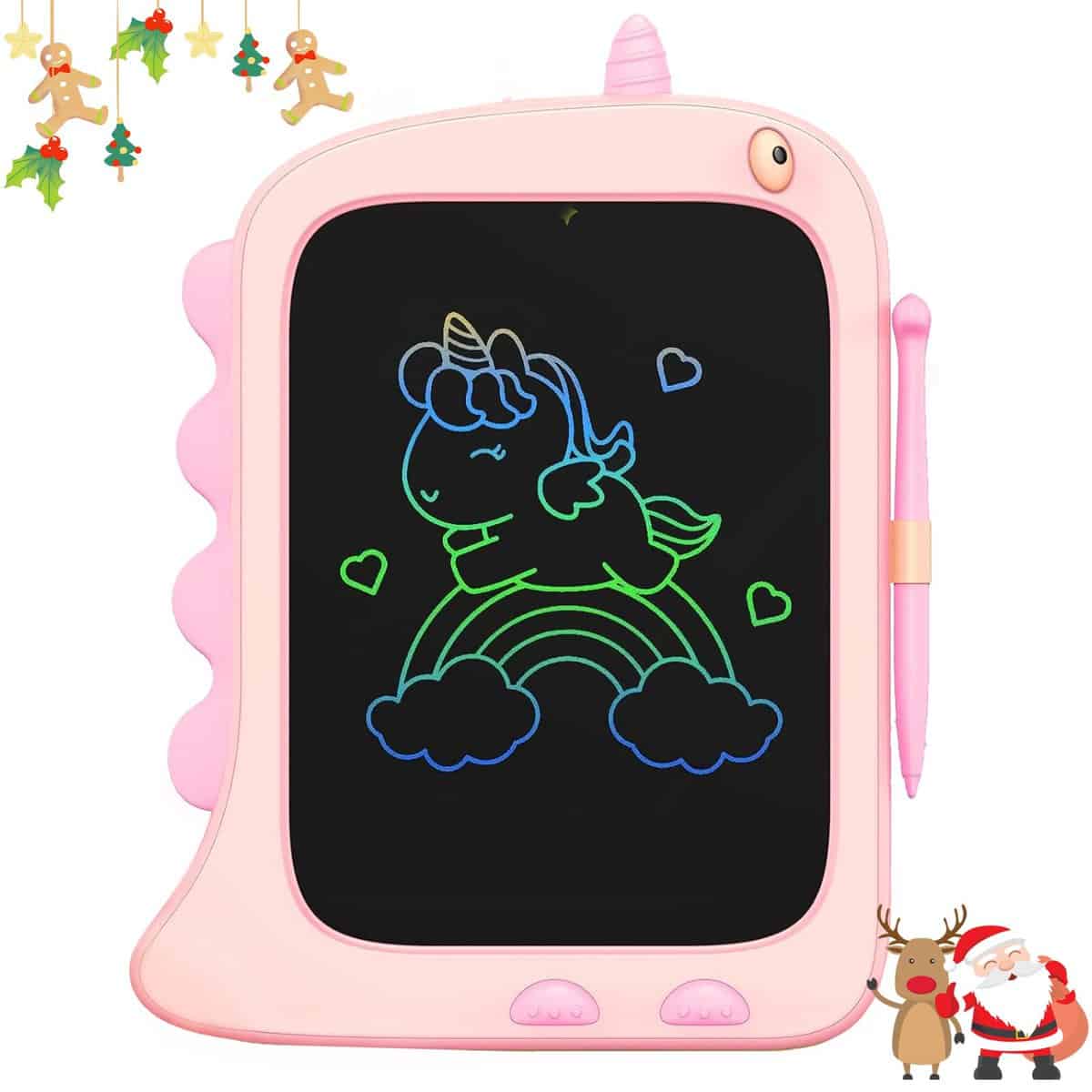 Orsen Tablette D'écriture LCD de 8,5 Pouces, Tablette Graphique, Ardoise Magique, Tablette Dessin Enfant de 2 3 4 5 6 7 Ans Filles et Garçons Cadeau d'anniversaire pour Les Enfants Licorne Jouets