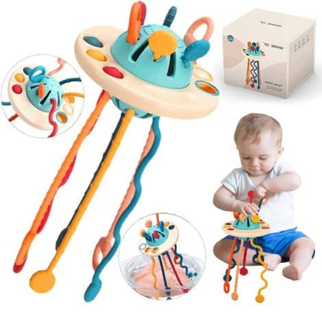 Jouets Montessori Jokooan pour Bébés 6-18 mois, Jeux d’Activité, Motricité, Multisensoriels, Jouet Cadeau Tout-Petits.