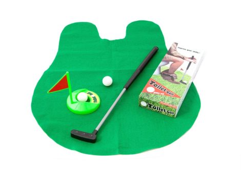 Mini-Golf pour Toilettes, un jeu de golf amusant pour mettre une touche de divertissement dans votre salle de bain.