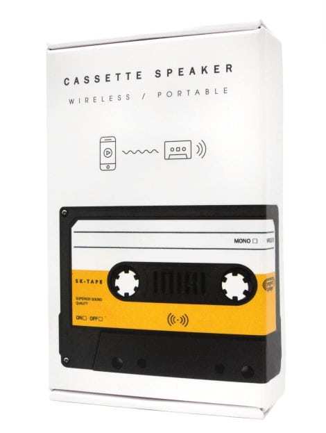 Haut-Parleur Bluetooth Cassette rétro, portable et sans fil de Suck UK : Gadget tech pour tous !