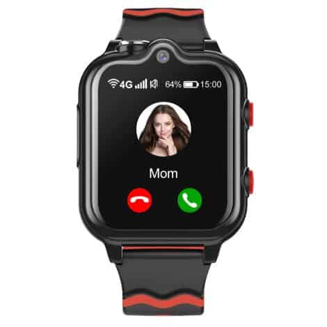 Montre Connectée pour Enfant avec GPS, Appels Vidéo, Étanche, Chronomètre, et Musique, Longue Durée de Veille.