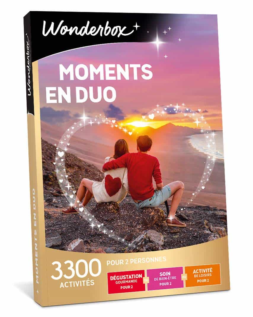 Wonderbox - Coffret cadeau - MOMENTS EN DUO – idée cadeau- 3300 activités à partager