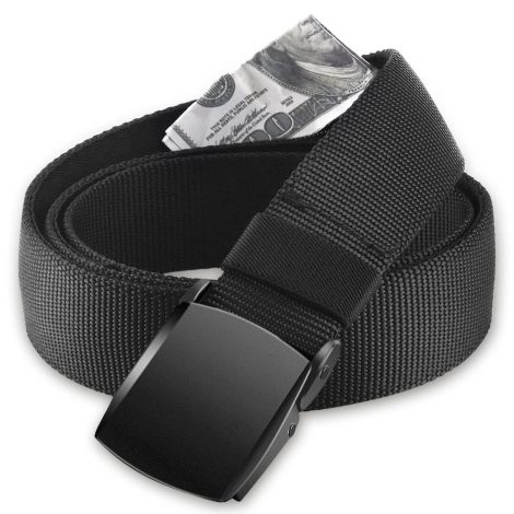 Ceinture de Voyage Porte-Monnaie, le Portefeuille Antivol AGPTEK pour Une Sécurité Optimale en Voyage/Travail-Noir.