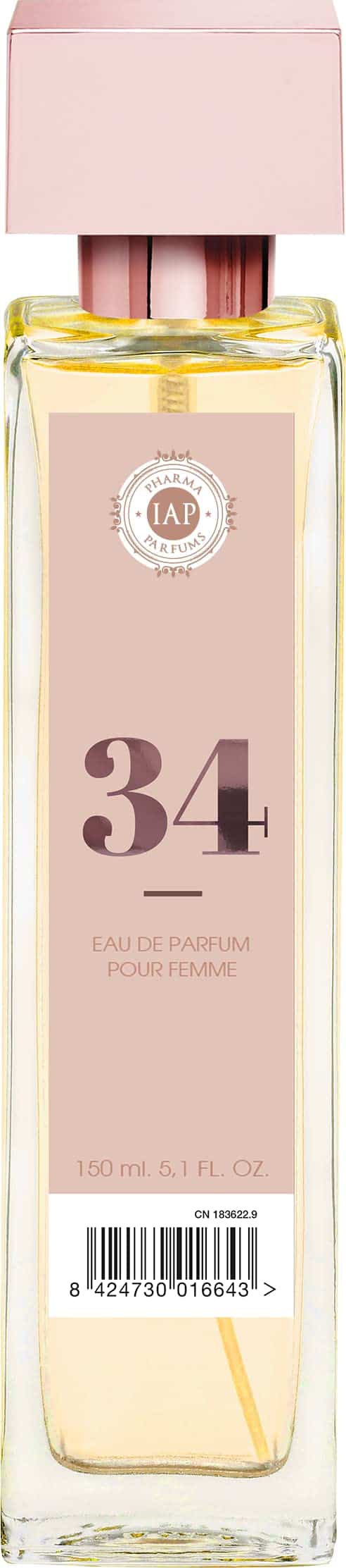 IAP Pharma Parfums nº 34 - Eau de Parfum Vaporisateur Femmes - 150 ml