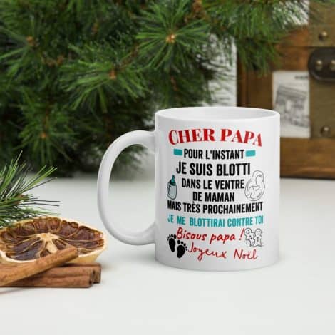 Futur papa – Surprise de grossesse – Cadeau pour homme – Joyeux Noël