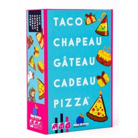 Orange bleue – Tacocap Chapeaucake – Cadeau d’anniversaire parfait – Jeu amusant et délirant – Pour 8 ans et plus, en famille ou entre amis.