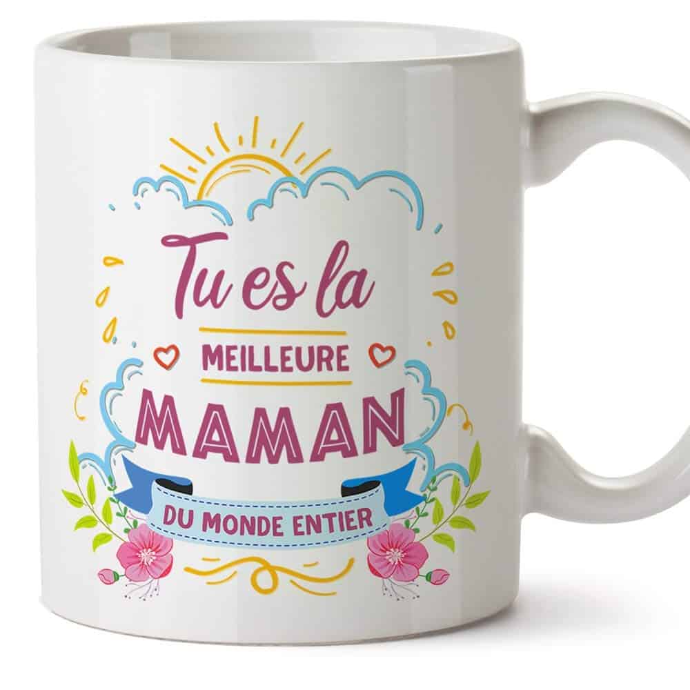 Mugffins Tasse/Mug pour Maman - Meilleure Maman (modèle 1) - Idée Cadeau Fête des Mères/Anniversaire Originale