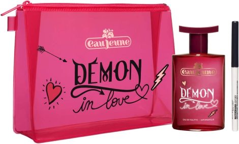 Ensemble Cadeau – Eau Jeune Ensemble Eau de Toilette Demon In Love + Crayon Yeux Illuminateur Maybelline New-York.