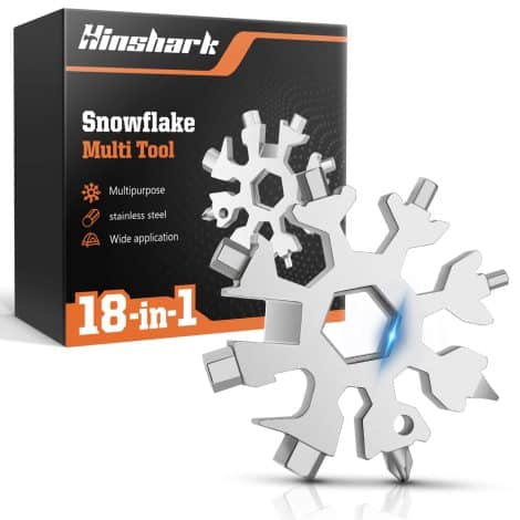 Coffret Flocon de Neige 18 en 1 pour homme, idéal pour Noël, anniversaire ou cadeau insolite.