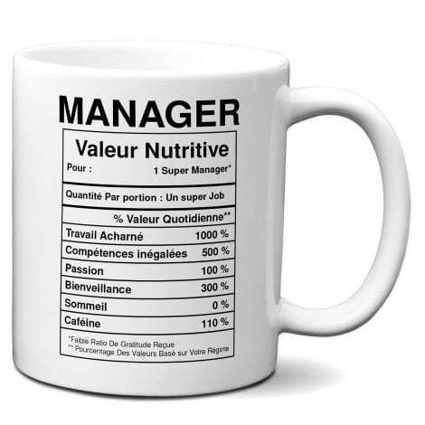 Tasse-Mug “L’Esprit Des Anges” : Un cadeau idéal pour le travail, le collègue-manager ou le nouveau job, avec une valeur nutritive.