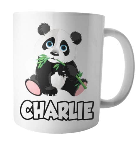 Tasse Panda Personnalisée pour Cadeau d’Anniversaire, Noël ou Secret Santa.