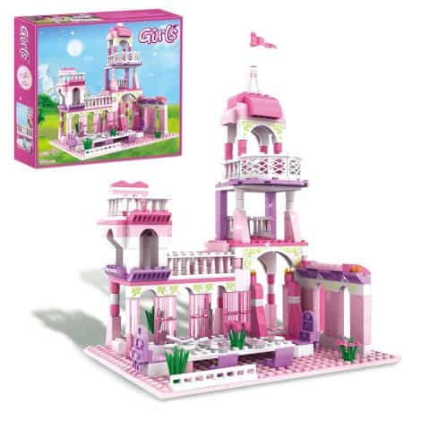 Ensemble de construction du Château des Princesses COGO, Jeu éducatif avec 254 pièces pour enfants de 6 à 12 ans.