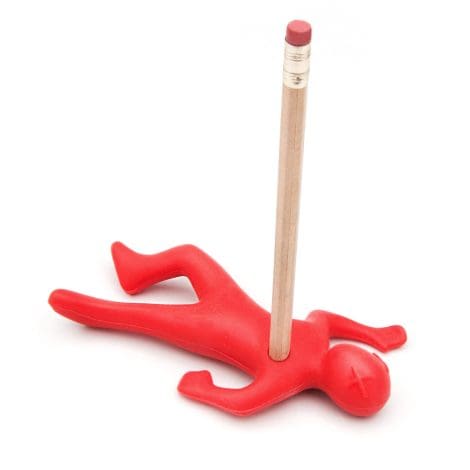 Support pour stylos Dead Fred : cadeau original et amusant pour hommes, accessoire de bureau fun.