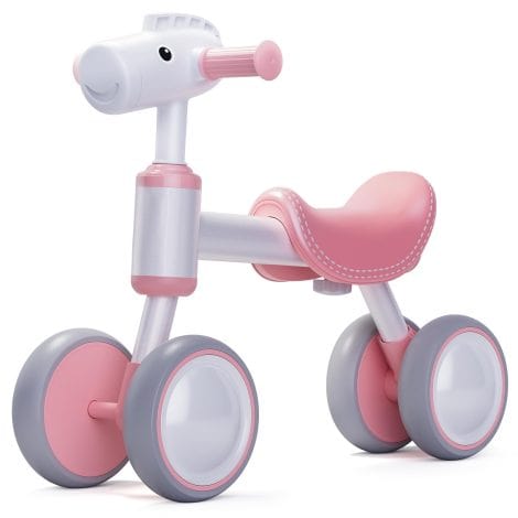 Draisienne HiLifeXLL pour bébé de 1 an, vélo d’équilibre sans pédales pour 12-24 mois, draisienne à 4 roues pour enfant de 2 à 4 ans, cadeau pour garçons et filles.