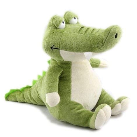 Peluche Crocodile en Peluche Alligator, Jouet Animal Croc, Cadeau pour Enfants, Anniversaire Noël, 25cm.