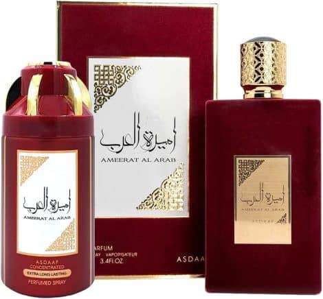 Parfum Unisexe AMEERAT AL ARAB 100ml de My Perfumes : Accords Safaran, Rose, Oudh, Musc et Vanille.