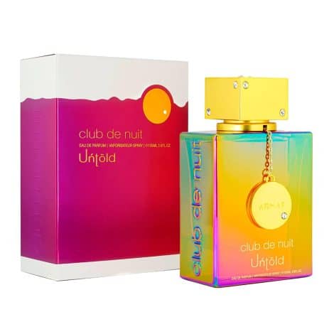 Parfum Club de Nuit Untold ARMAF, 105 ml d’eau de parfum.