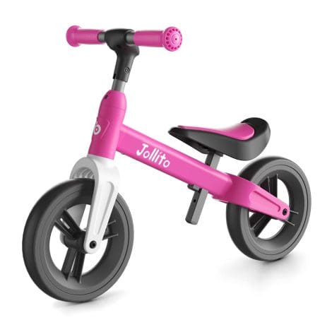 Draisienne JOLLITO pour Bébés, Amusez-vous 18 mois avec ce Cadeau pour Petites Filles et Garçons, Vélo sans pédale Léger avec roue de 9 pouces.