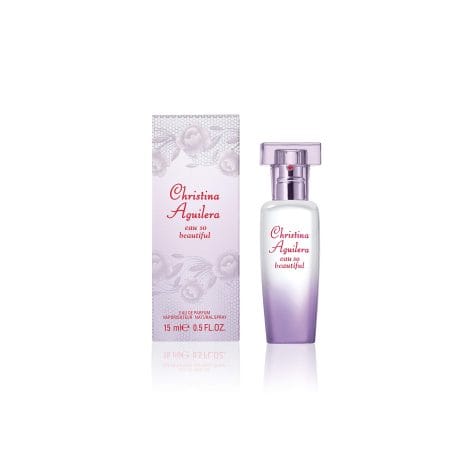 Christina Aguilera Eau Si Belle, Parfum féminin de luxe à vaporiser, avec une senteur florale et boisée (15 ml).