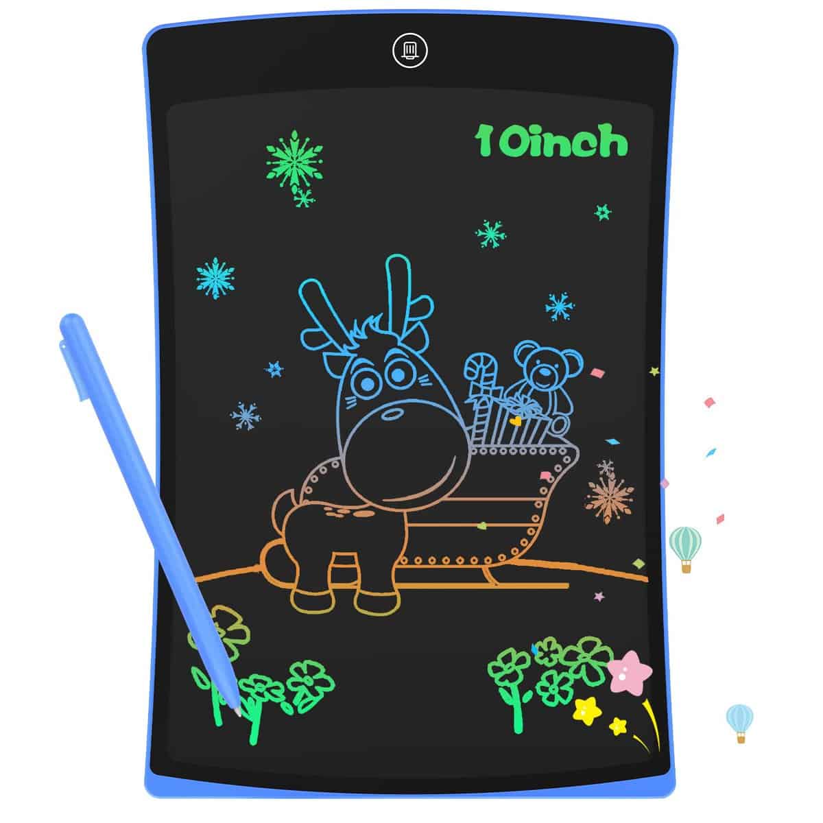 GUYUCOM Tablette Enfants10 Pouces, Jeux Enfant 2 3 4 5 6 7 8 Ans,Tableau Enfant, Jouet Enfant 2 3 4 5 6 Ans, Ardoise Magique, Cadeau Fille, Jouet Garcon, Educatif Cadeau pour Noël,Anniversaire