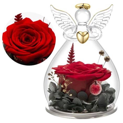 Yamonic Rose Éternelle : Cadeau Féminin et Festif pour Maman, Noël, Anniversaire, Fête des Mères, et Saint-Valentin.