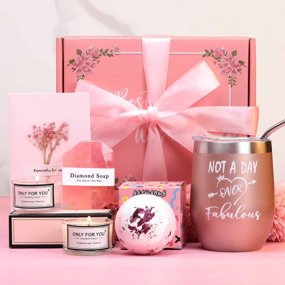 Coffret Cadeau Femme, Cadeau Anniversaire Femme Maman Soeur Idee Cadeau Femme Cadeaux Femmes, Boite Idee Cadeau Femme Noel Cadeau Fete Des Grand Mere Cadeau Saint Valentin Femme Cadeau Fête Des Mères