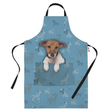 Tablier de cuisine Jack Russell Terrier – Idéal pour les passionnés de chiens – Cadeau mixte.