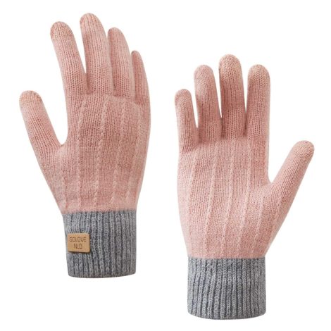 Gants chauffants d’hiver pour femmes, tactiles et chauds, idéaux pour la course à pied et le vélo.