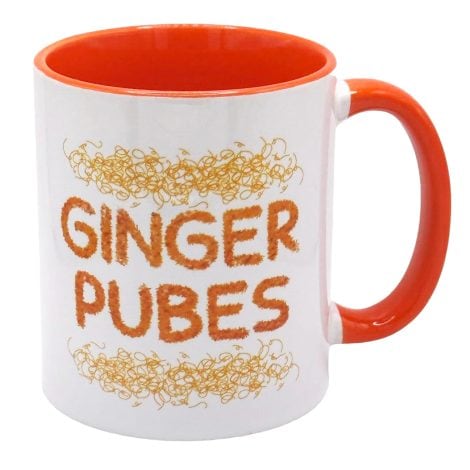 Paraphrase: Tasse en céramique amusante et osée avec inscription “Poils de Gingembre”, idéale pour cadeau de Noël ou d’anniversaire.