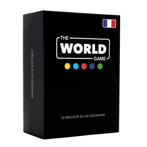 Le Jeu Mondial – Jeu de Géo avec Carte du Monde – Jeu Éducatif pour Enfant, Famille et Adultes – Cadeau Idéal pour Enfants – Version en Français.