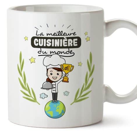 Mugffins Mug/Tasse Cuisinier du Monde – Idées Amusantes pour la Cuisine.Paraphrased: Mugffins Mug/Tasse Cuisinier du Monde – Fun Cuisine Ideas.