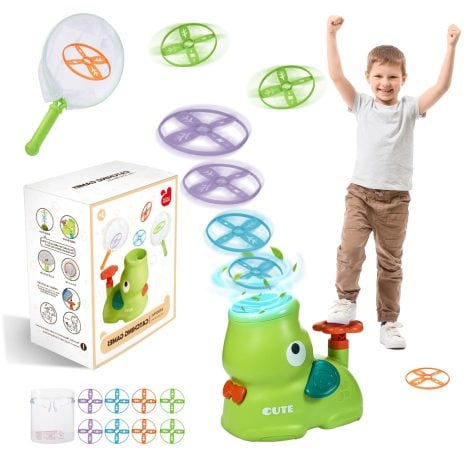 Adeokay Jeux Enfants 2-8 ans, Frisbee Jeu pour enfants Cadeau Enfant 3-8 Ans Cerfs-volants Jeux d’enfants Jouets Fille 3-9 ans Cadeaux Anniversaire Enfants Jeux d’extérieur