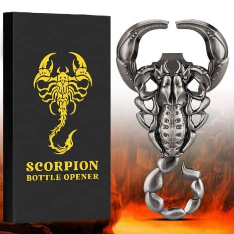 Décapsuleur de Bière en Forme de Scorpion, Idéal pour les Cadeaux d’Anniversaire, de Noël et de Fête des Pères.