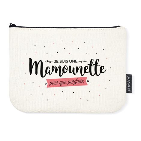 Sac cadeau pour maman – Mamounette parfaite | 100% coton | cadeau pour maman future ou à Noël, pour l’anniversaire ou la fête des Mères.