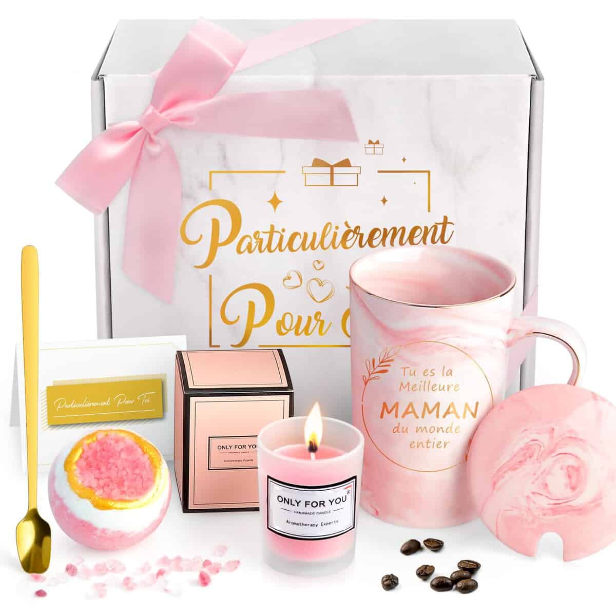 YiksunMY Cadeau Maman, Cadeau Anniversaire Maman, Cadeau Maman Noel, Cadeau de Saint Valentin pour Maman, Cadeau de Fête des Mères, Tasse-cadeau pour Maman, Cadeau pour Maman, Cadeaux Maman