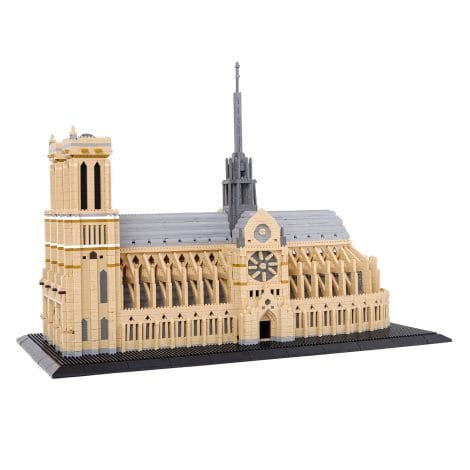 Ensemble de Blocs de Construction Notre Dame de Paris en Mini Micro Blocs, Cadeau pour Enfants et Adultes.