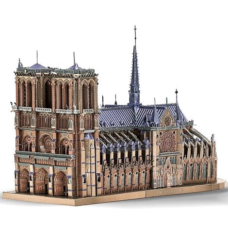 Puzzle Métal 3D de la Cathédrale Notre Dame de Paris – Cadeau d’anniversaire pour Adultes.