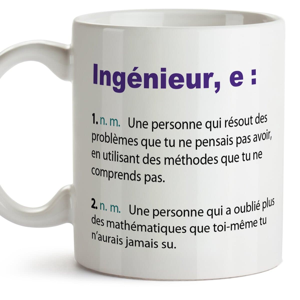 Mugffins Tasse pour Un ingénieur/Mug pour Une ingénieure - Définition de Dictionnaire drôle - Cadeaux pour Les ingénieurs. Ceramique 350 ML 11 oz